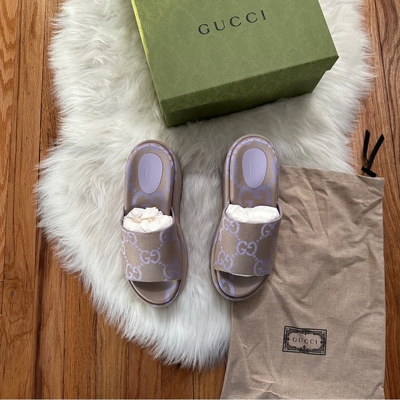 Gucci GG Platform Wedges - Picture 2 of 6